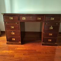 Scrivania in mogano stile marina + sedia 