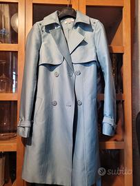 Impermeabile/trench azzurro