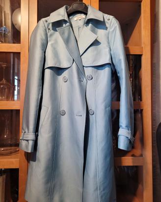 Impermeabile/trench azzurro