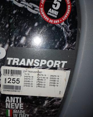 catene neve suv furgoni konig zip transport 255