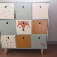 Mobiletto bimbi Maison du Monde 9 cassetti