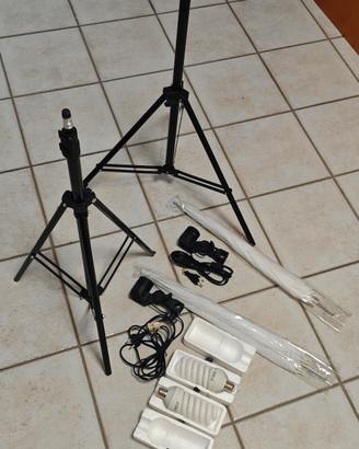 kit illuminazione fotografica 