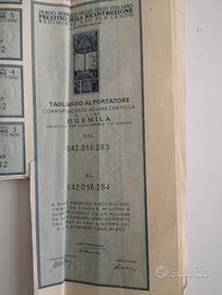 Prestito della Ricostruzione 1946 3,50% 2000 lire