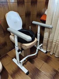 Rialzo wc + braccioli disabili