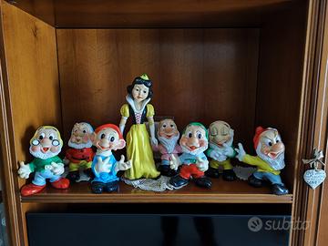 Ledraplastic , Set completo Biancaneve e i Sette N