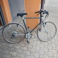 bicicletta con telaio in carbonio