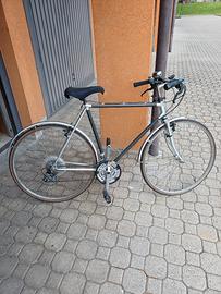 bicicletta con telaio in carbonio