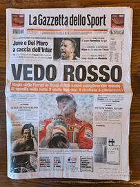 Gazzetta dello Sport Ferrari Raikkonen Campione F1