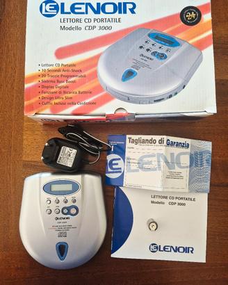Lettore CD Portatile Lenoir CDP 3000