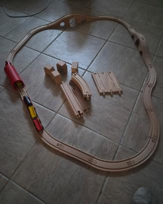 trenino in legno Ikea