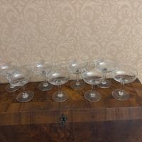Coppe champagne vetro soffiato