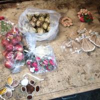 Decorazioni candele natale