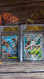 mega Lucario ex#179/ meowth#106 ita  bgs9.5