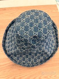 Cappello Gucci GG CANVAS Wide Brim Hat NUOVO