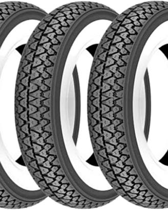 SET 3 Gomme Nuove FASCIA BIANCA Vespa Vintage