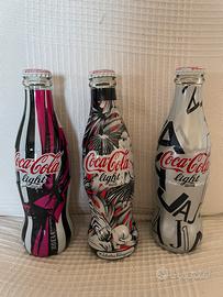 3 bottiglie Coca Cola light Tribute to Fashon 2010