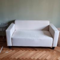 Divano Ikea in tessuto beige panna 143 cm