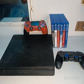 PlayStation 4 Ps4 Slim 500 GB joystick e giochi