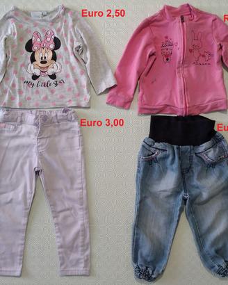 Abbigliamento bambina 18-24 mesi primavera-autunno