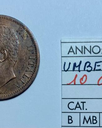 Mineta 10 Centesimi 1894 "Umberto I"