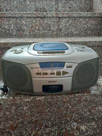 Radio portatile,lettoreCD e cassette Aiwa CSD-A100