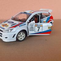 MODELLO AUTO FORD FOCUS RALLY WRC MARTINI BURAGO