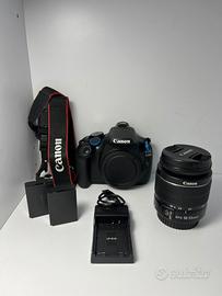 Canon eos 1200D + obiettivo 18-55 + 2 batterie