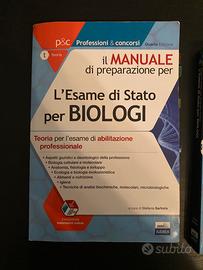 Libri manuali Esame di stato per biologi