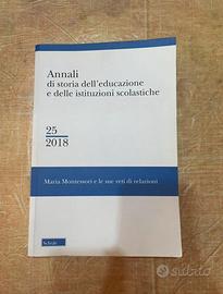 Libro Annali di storia dell’educazione
