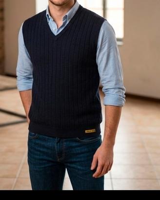 giretto armani jeans blu taglia M