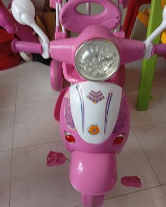 bici triciclo bimba rosa