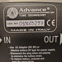  overdrive boutique marca Italiana Advance tube