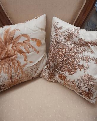 Coppia federe cuscini in seta