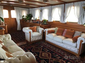 Due Divani + poltrona Poltrona Frau Pelle Bianco