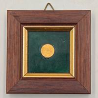 Moneta D’oro Più Piccola Del Mondo Usa Quadretto