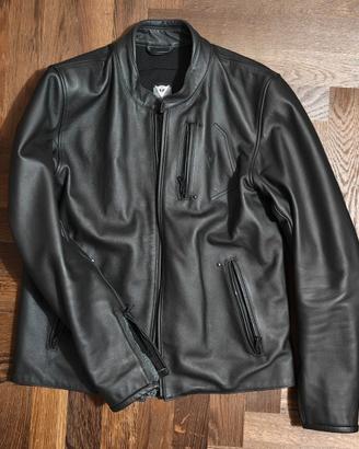 Giacca MOTO in Pelle col. testa di moro tg.52 UOMO