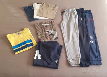 lotto abbigliamento bambino 9-10 anni