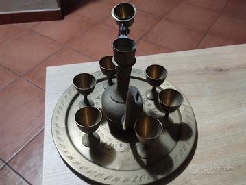 SET DA TE' OTTOMANO TURCO 8PEZZI.
