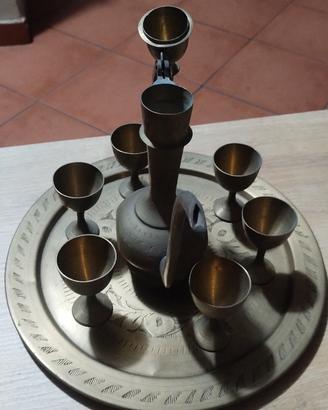 SET DA TE' OTTOMANO TURCO 8PEZZI.