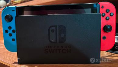 Nintendo SwitchV1 Blu/Rosso+Dock+Joy-Con+Minecraf