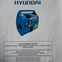 COMPRESSORE HYUNDAI DI COLORE AZZURRO