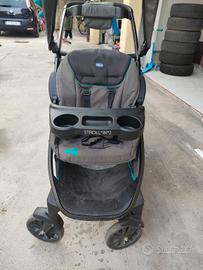 passeggino  chicco stroll 2 posti