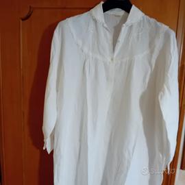 Camicia da notte in lino 
