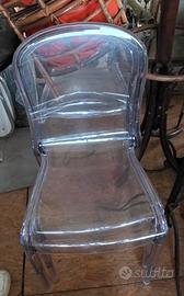  Sedia design Thalysse trasparente Policarbonato 