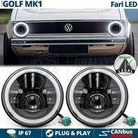 FARI LED 7 Pollici VOLKSWAGEN GOLF 1 Angel Eyes