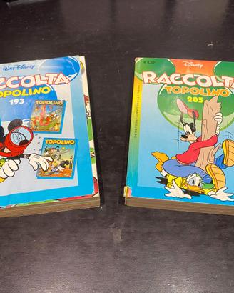 WALT DISNEY TOPOLINO raccolte 193 e 205 (6 volumi)