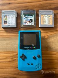 Nintendo Game Boy Color con 3 schede