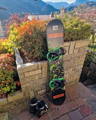 snowboard e scarponi 