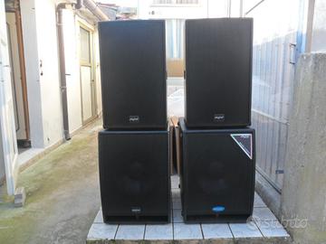CASSE  MPE + SUB -WATT 6400 -COME NUOVO