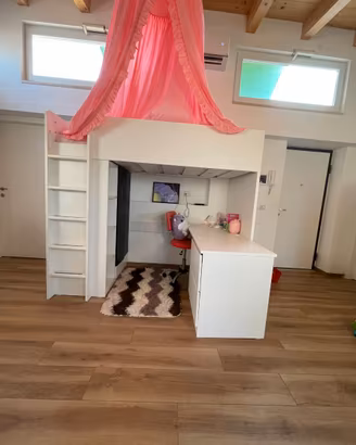 IKEA SMASTAD LETTO A SOPPALCO BIANCO